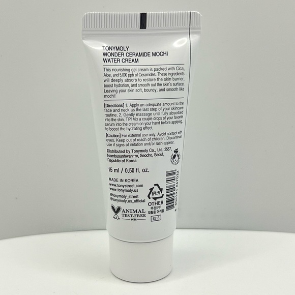 $4 🌸 Tonymoly Wonder Ceramide Mochi Water Cream NEW Restores Barrier ~ NEW - Picture 2 of 8